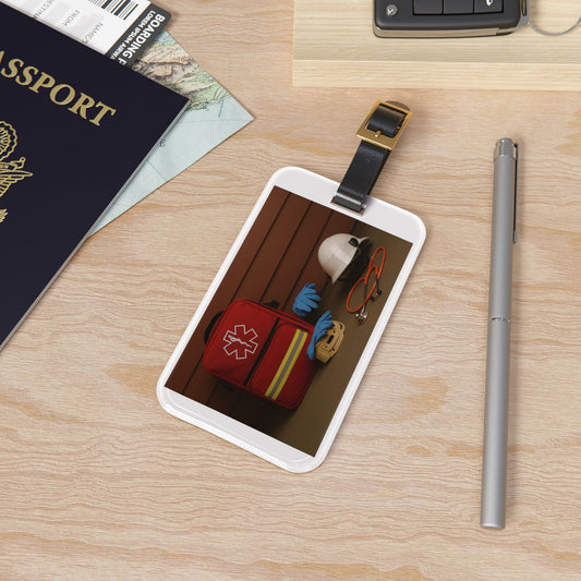 EMS Appreciation Leather Strap Luggage Tag