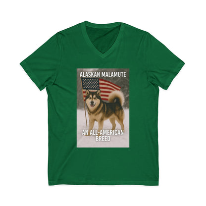 All-American Breed Unisex Short Sleeve V-Neck Tee