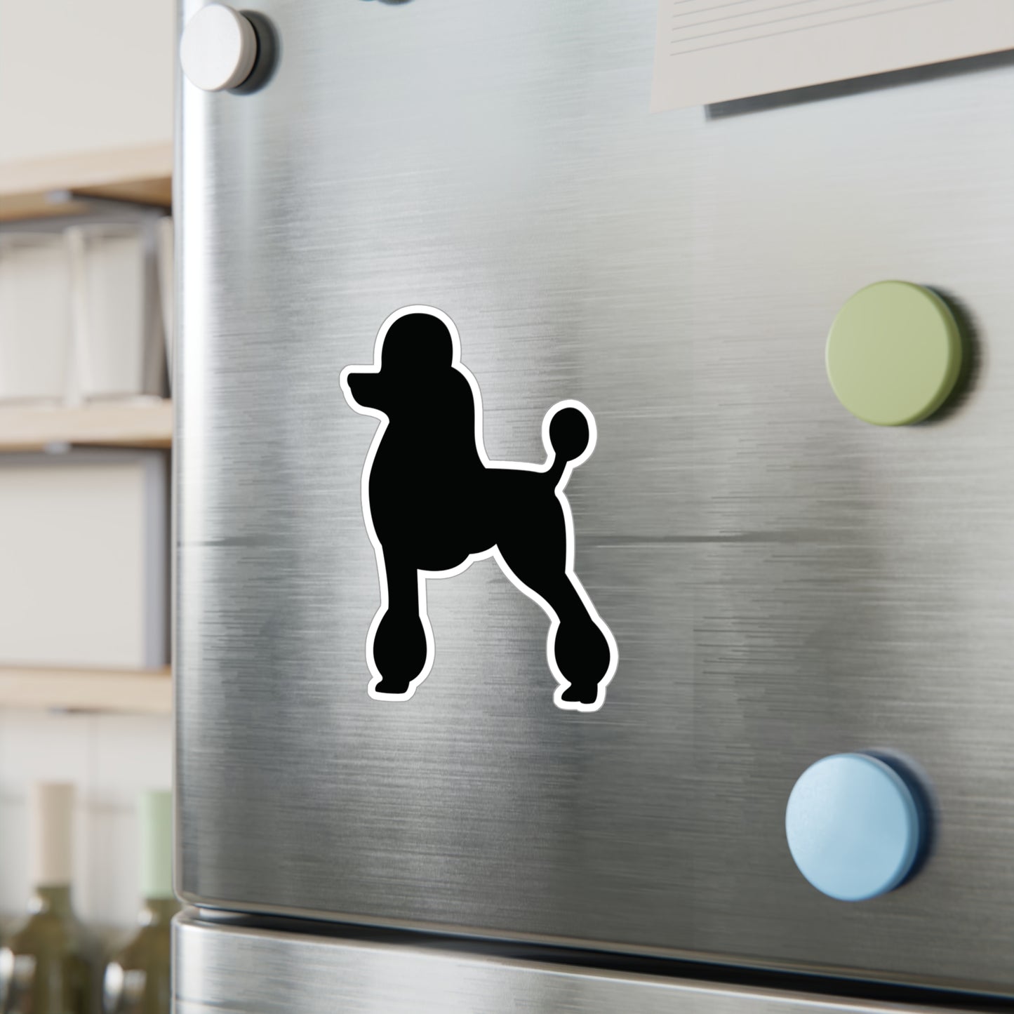 Poodle Silhouette Vinyl Decal