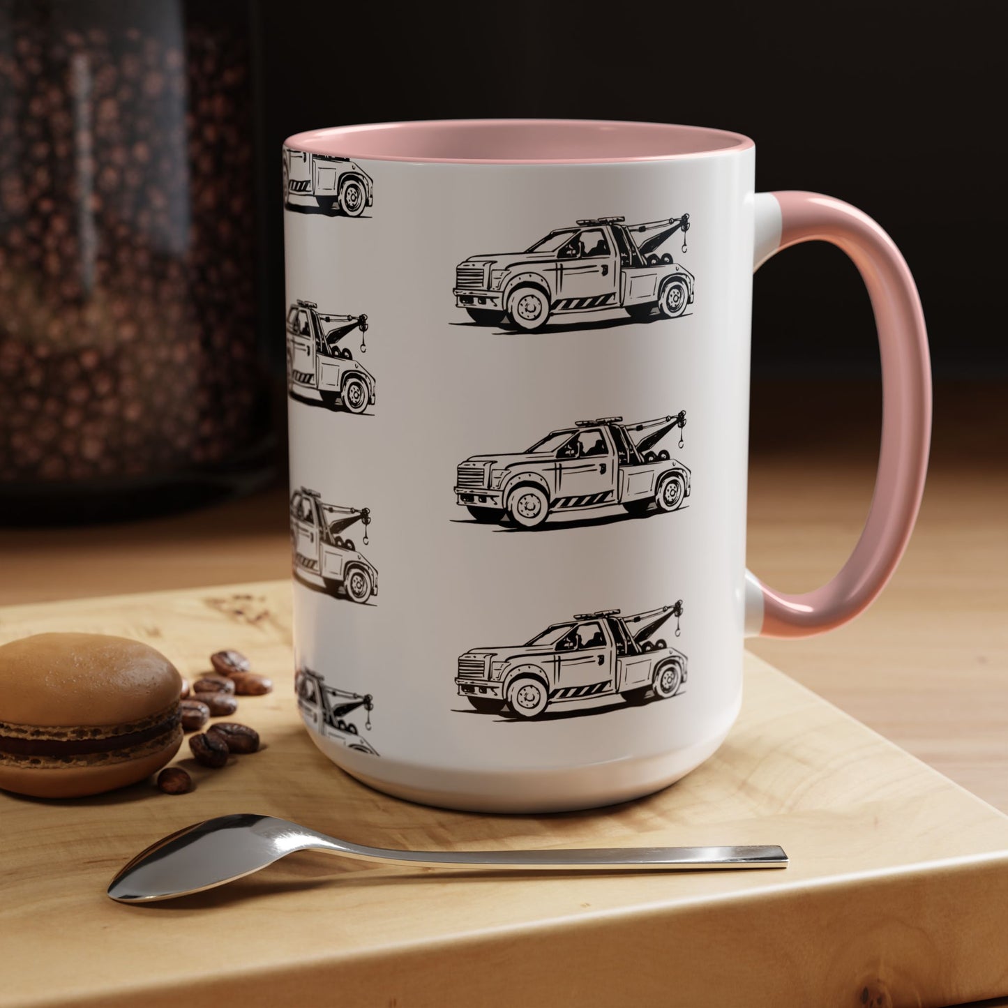 Wheel Lift Tow Truck 2-Tone Coffee Mug