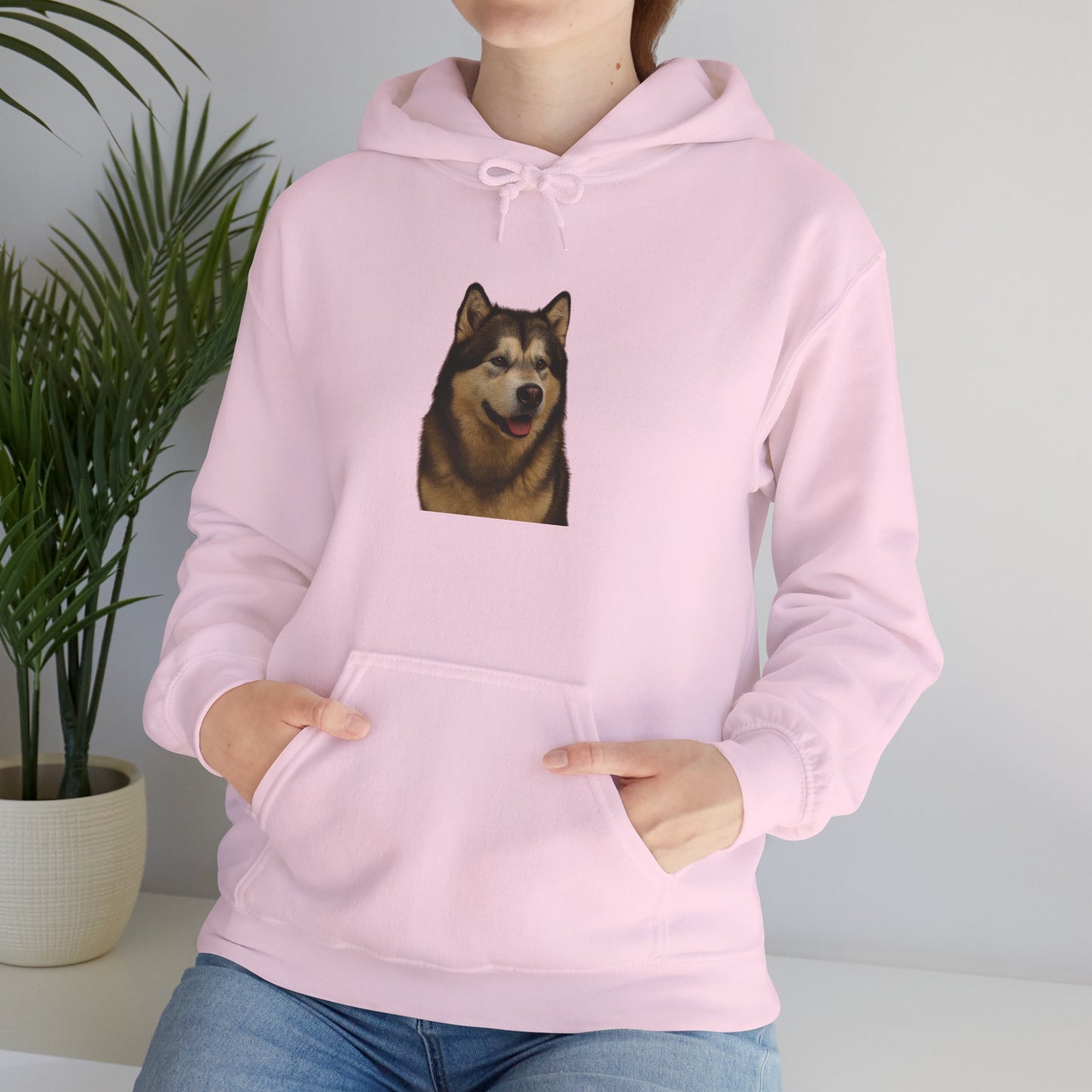 Malamute Head Unisex Hoodie