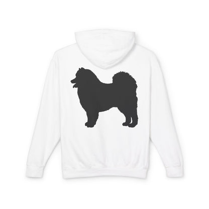 Samoyed Silhouette Unisex Lightweight Hoodie