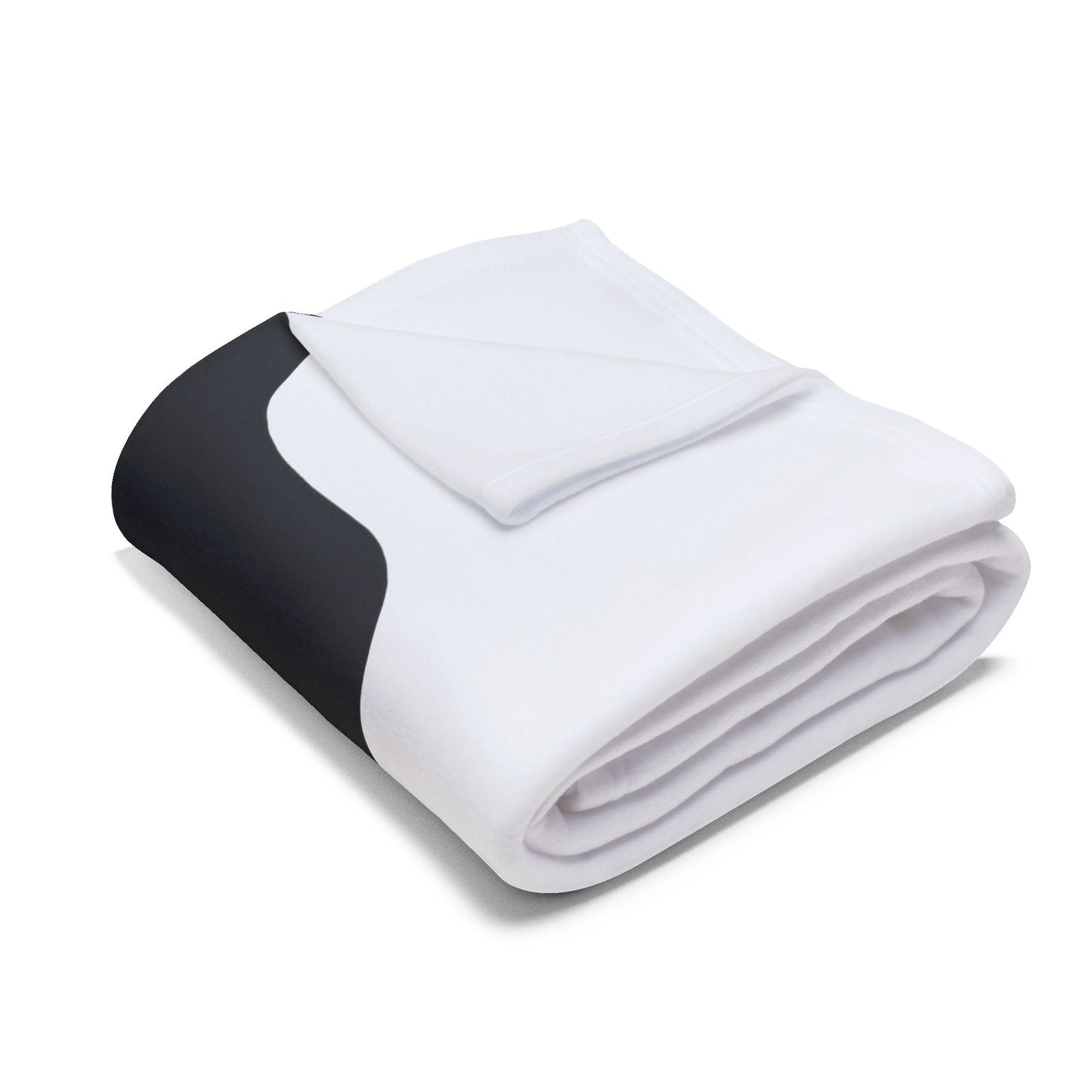 Newfie Silhouette Arctic Fleece Blanket