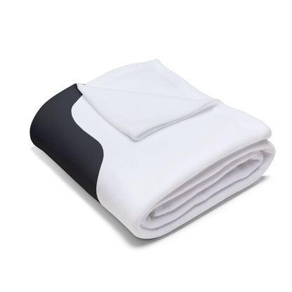 Newfie Silhouette Arctic Fleece Blanket