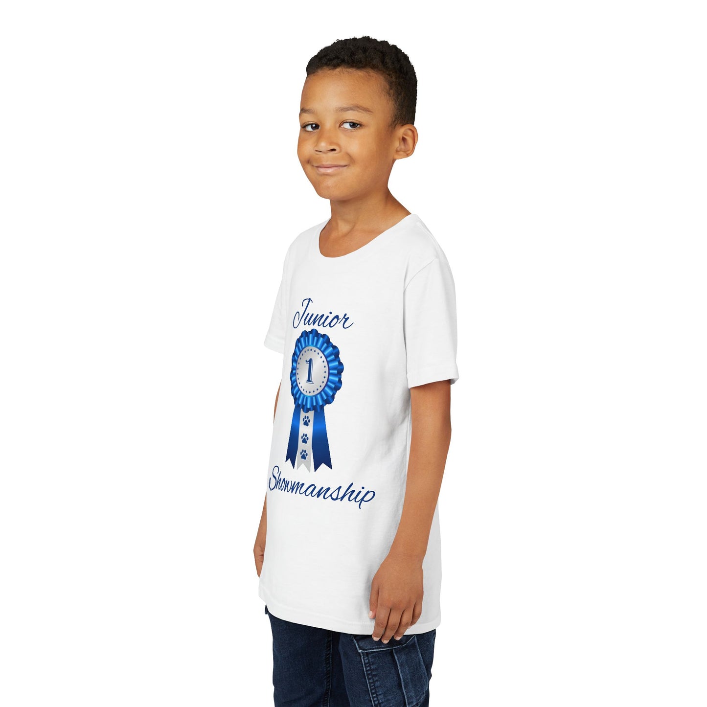 Junior Showmanship Youth Unisex Short Sleeve Crewneck Tee
