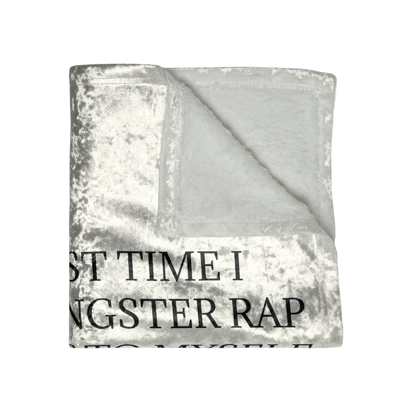 Gangster Rap Crushed Velvet Blanket