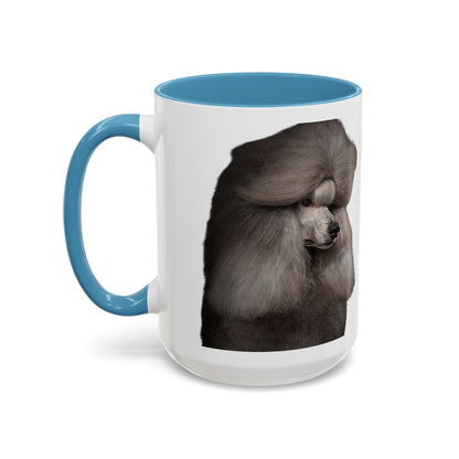Poodle Head 2-Tone Coffee Mug