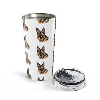 German Shepherd Head Tumbler