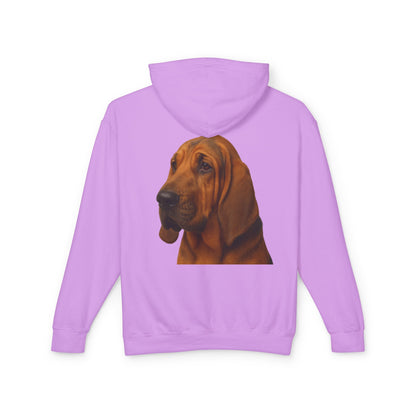 Bloodhound Head Unisex Lightweight Hoodie