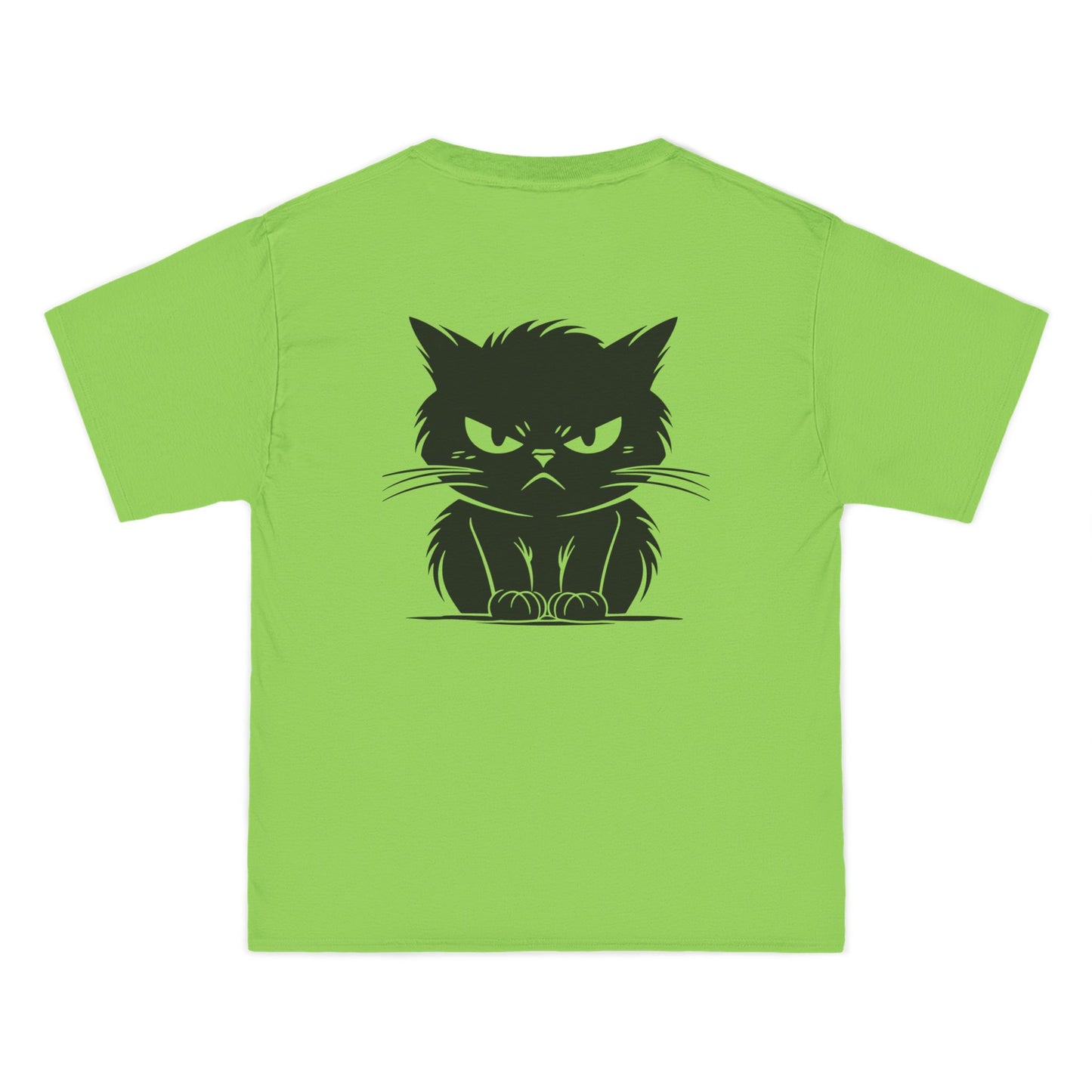 Angry Cat Men's Short-Sleeve Crewneck Tee