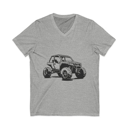 Off The Beaten Path Side By Side Unisex Short Sleeve V-Neck Tee