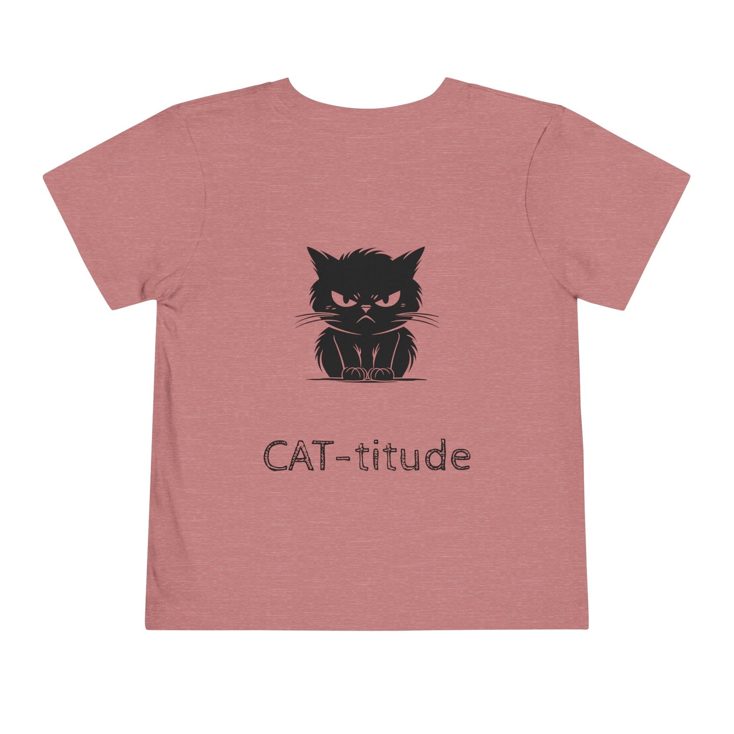 CAT-titude Toddler Unisex Short Sleeve Crewneck Tee
