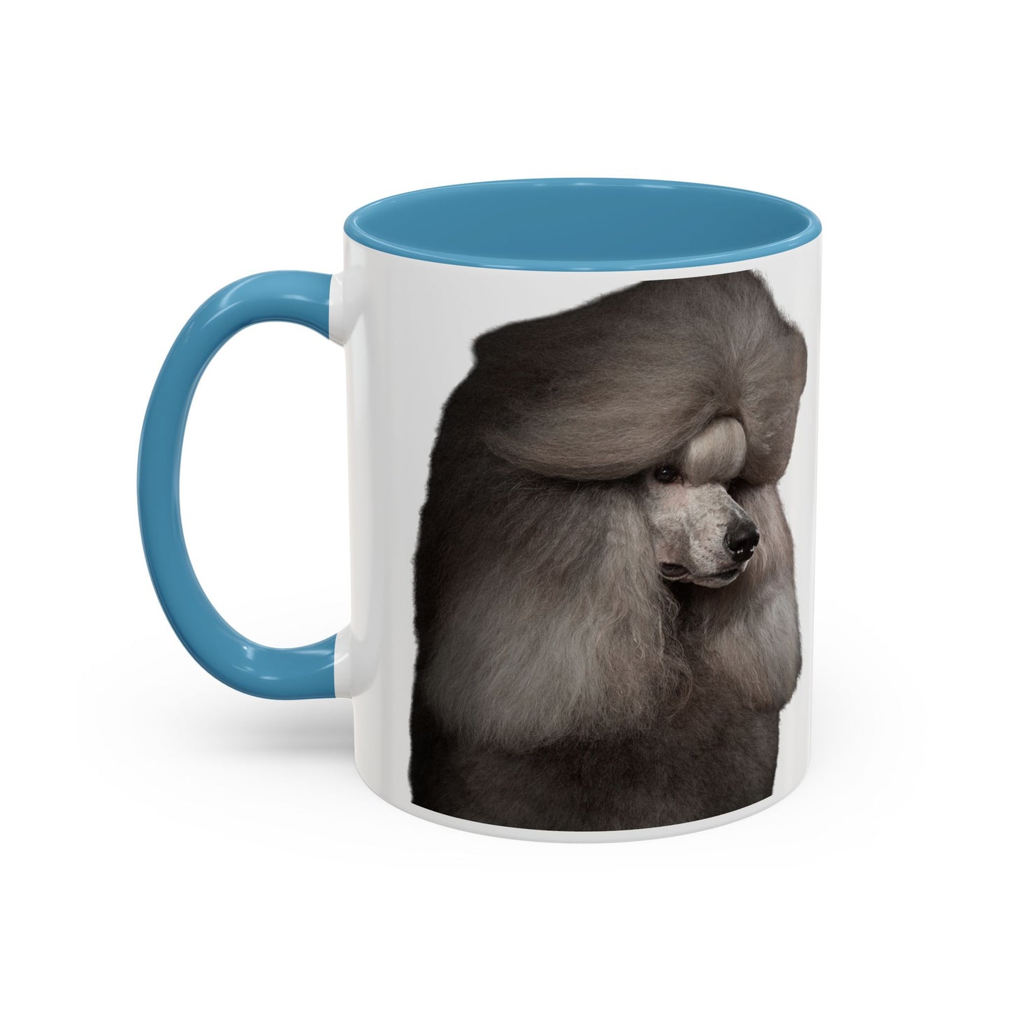 Poodle Head 2-Tone Coffee Mug