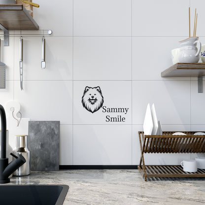 Sammy Smile Ceramic Photo Tile