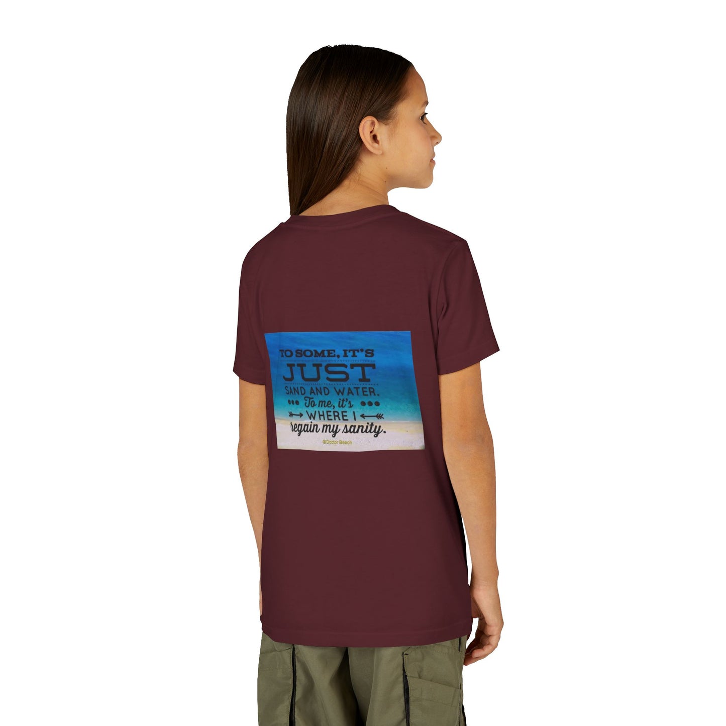 Dr. Beach Youth Unisex Short Sleeve Crewneck Tee