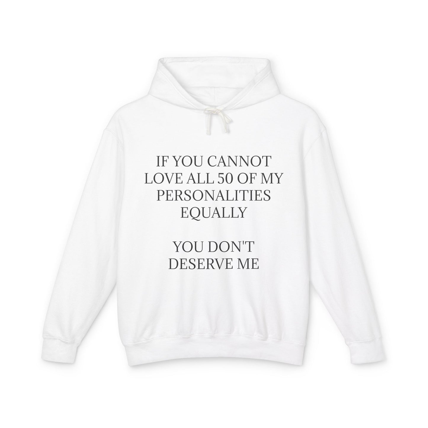 50 Personalities Unisex Lightweight Hoodie