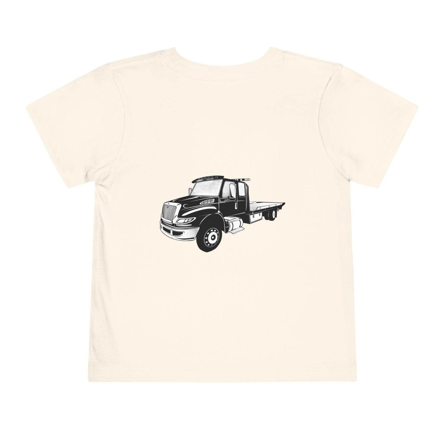 Flatbed Tow Truck Toddler Unisex Short Sleeve Crewneck Tee