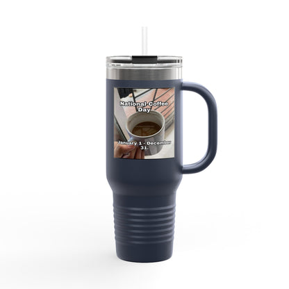 National Coffee Day Insulated Travel Mug