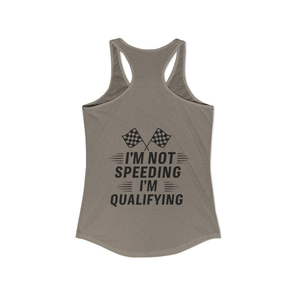 I'm Qualifying Women's Racerback Tank