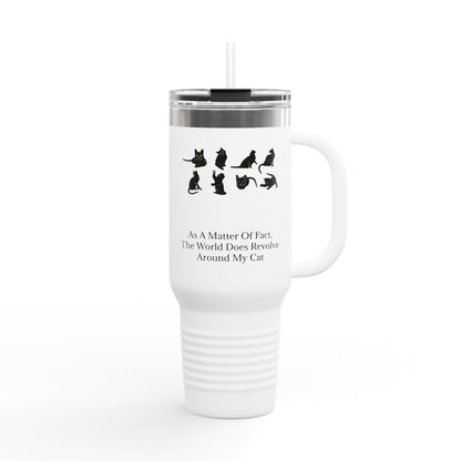 Matter Of Fact Cat Insulated Travel Mug