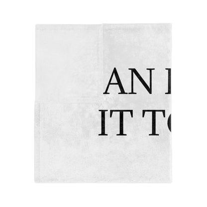 I Cannot Understand It For You Velveteen Microfiber Blanket