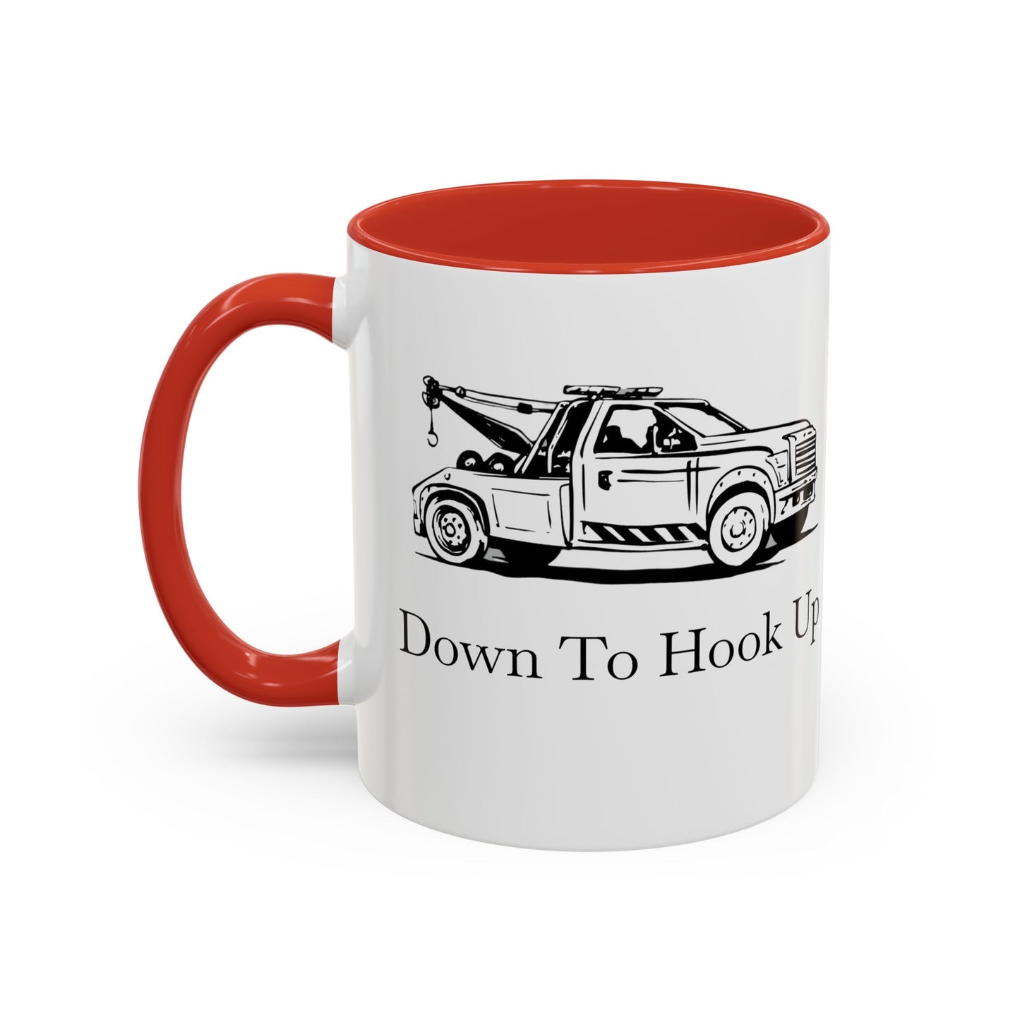Down To Hook Up 2-Tone Coffee Mug