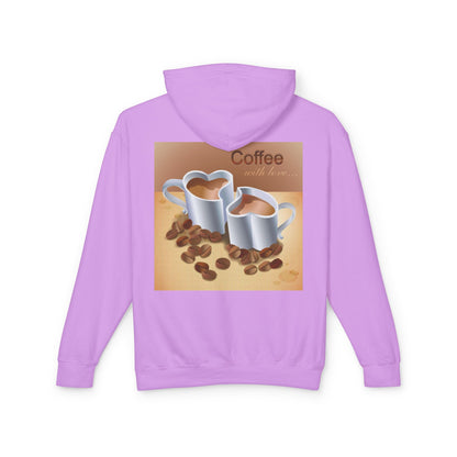 Coffee With Love Unisex Lightweight Hoodie