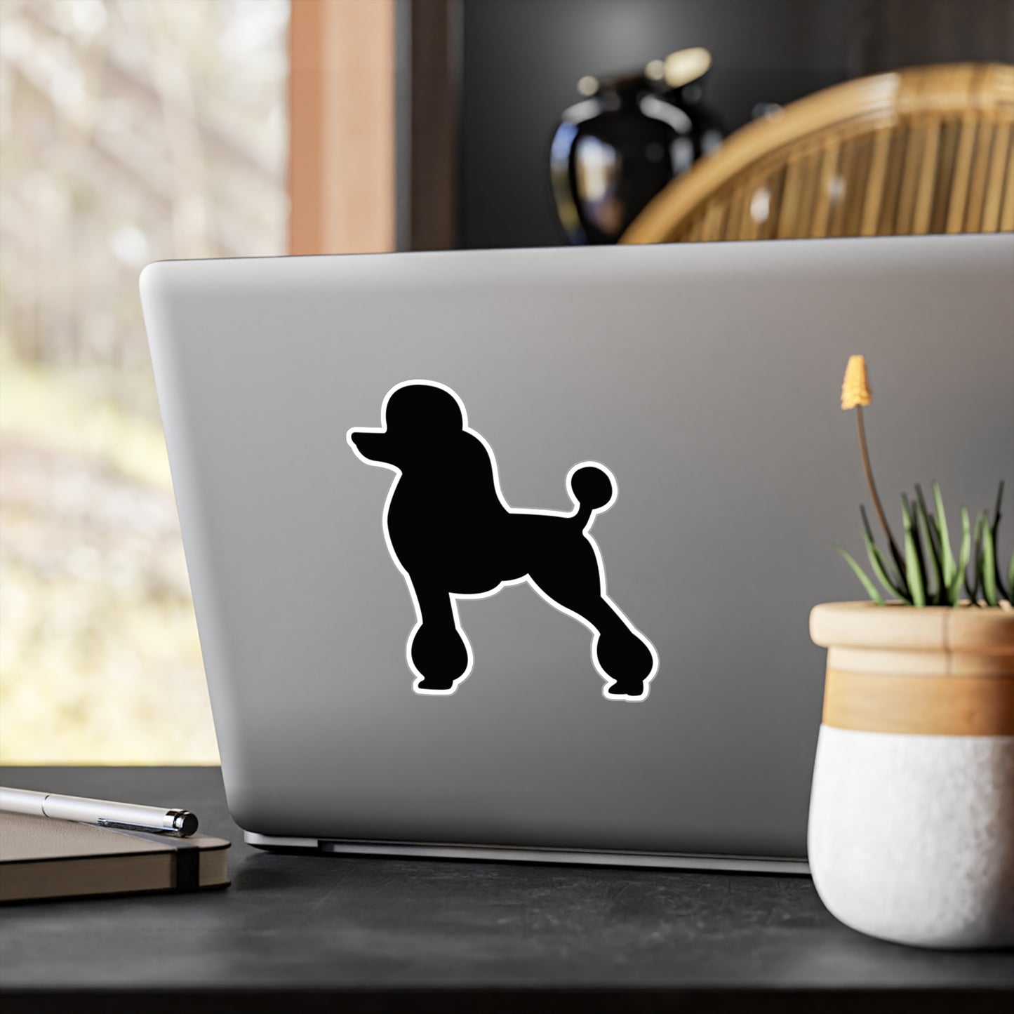 Poodle Silhouette Vinyl Decal