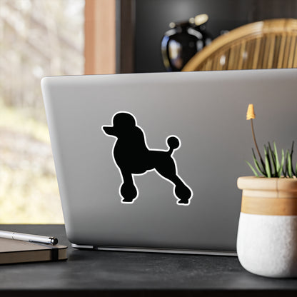 Poodle Silhouette Vinyl Decal