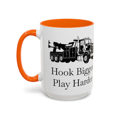 Hook Bigger 2-Tone Coffee Mug