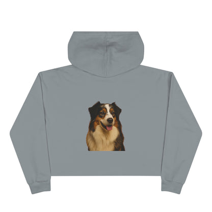 Aussie Head Women's Crop Hoodie