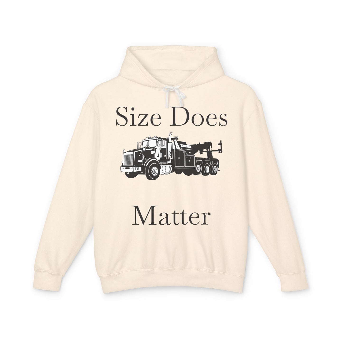 Size Does Matter Unisex Lightweight Hoodie
