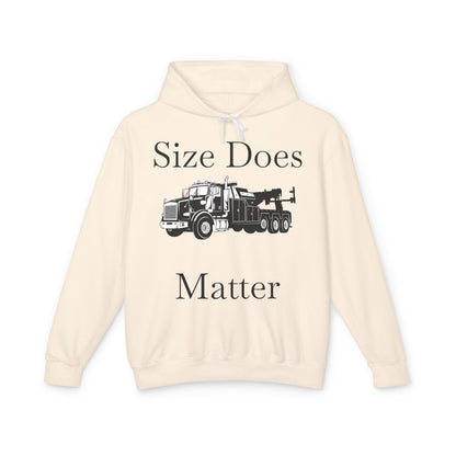 Size Does Matter Unisex Lightweight Hoodie
