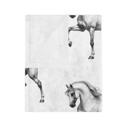 Fancy Pants Velveteen Microfiber Blanket