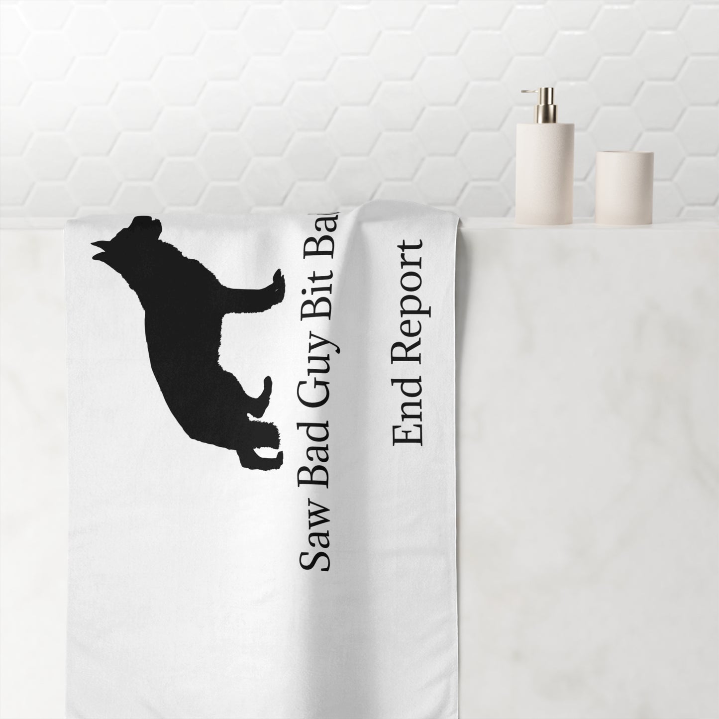 Bad Guy Mink-Cotton  Beach Towel