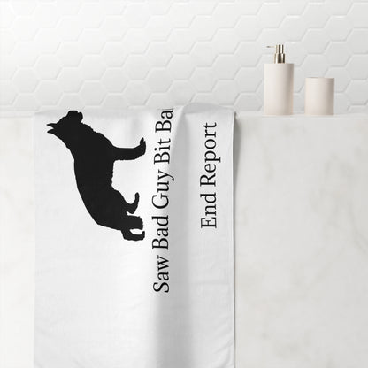 Bad Guy Mink-Cotton  Beach Towel