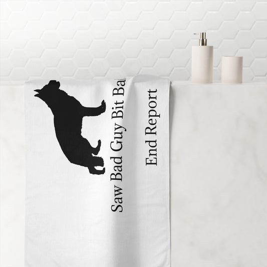 Bad Guy Mink-Cotton  Beach Towel