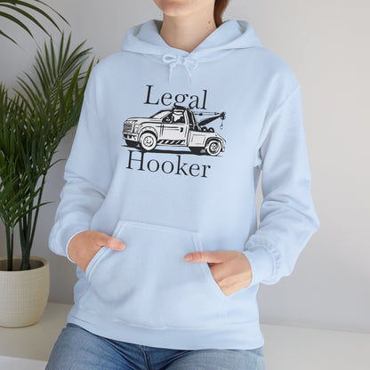 Legal H**ker Wheel Lift Tow Truck Unisex Hoodie
