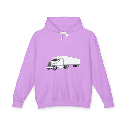 Semi Truck Unisex Lightweight Hoodie