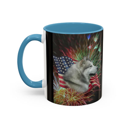 American Malamute 2-Tone Coffee Mug