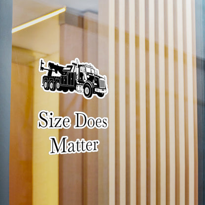 Size Does Matter Vinyl Decal