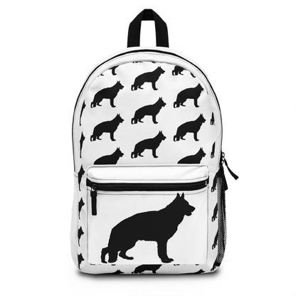 German Shepherd Silhouette Backpack