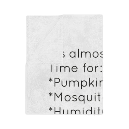 Fall In The South Velveteen Microfiber Blanket