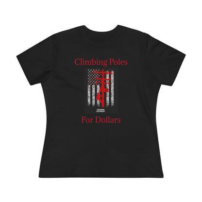 Climbing Poles Women's Short Sleeve Crewneck Tee