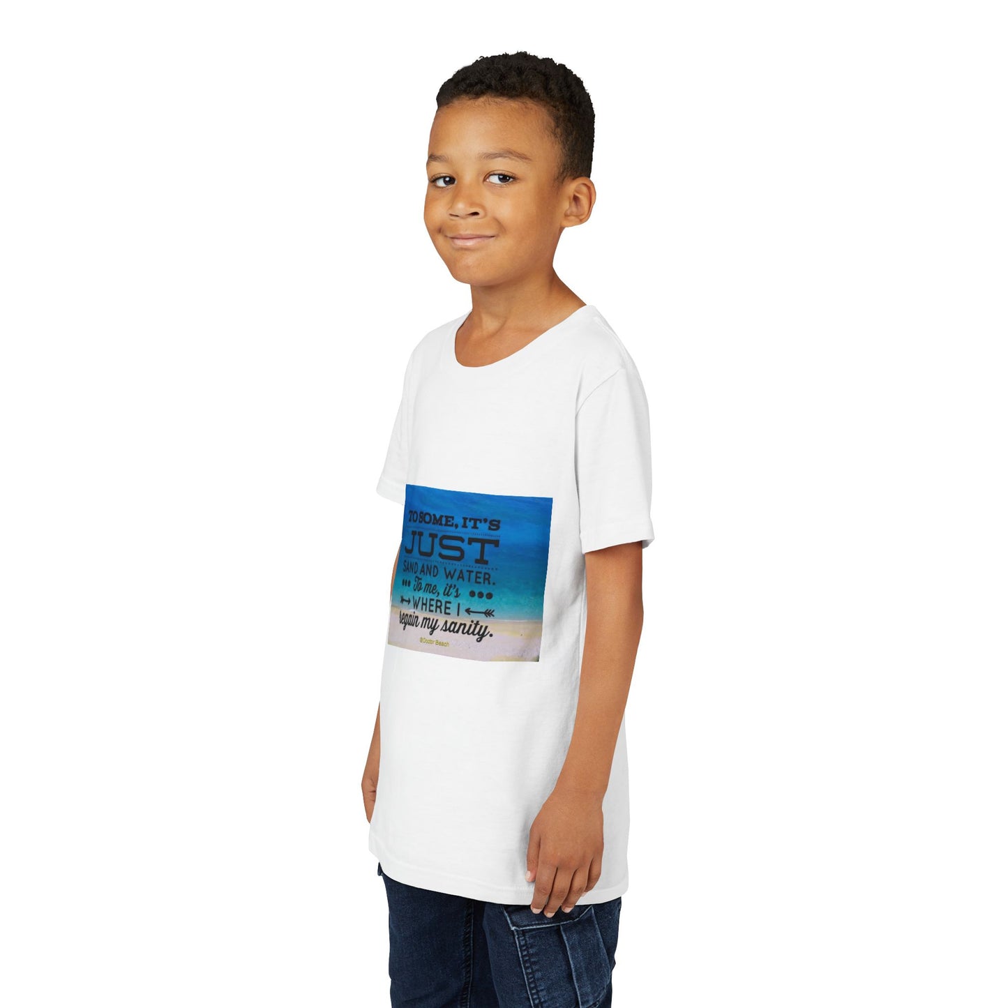 Dr. Beach Youth Unisex Short Sleeve Crewneck Tee