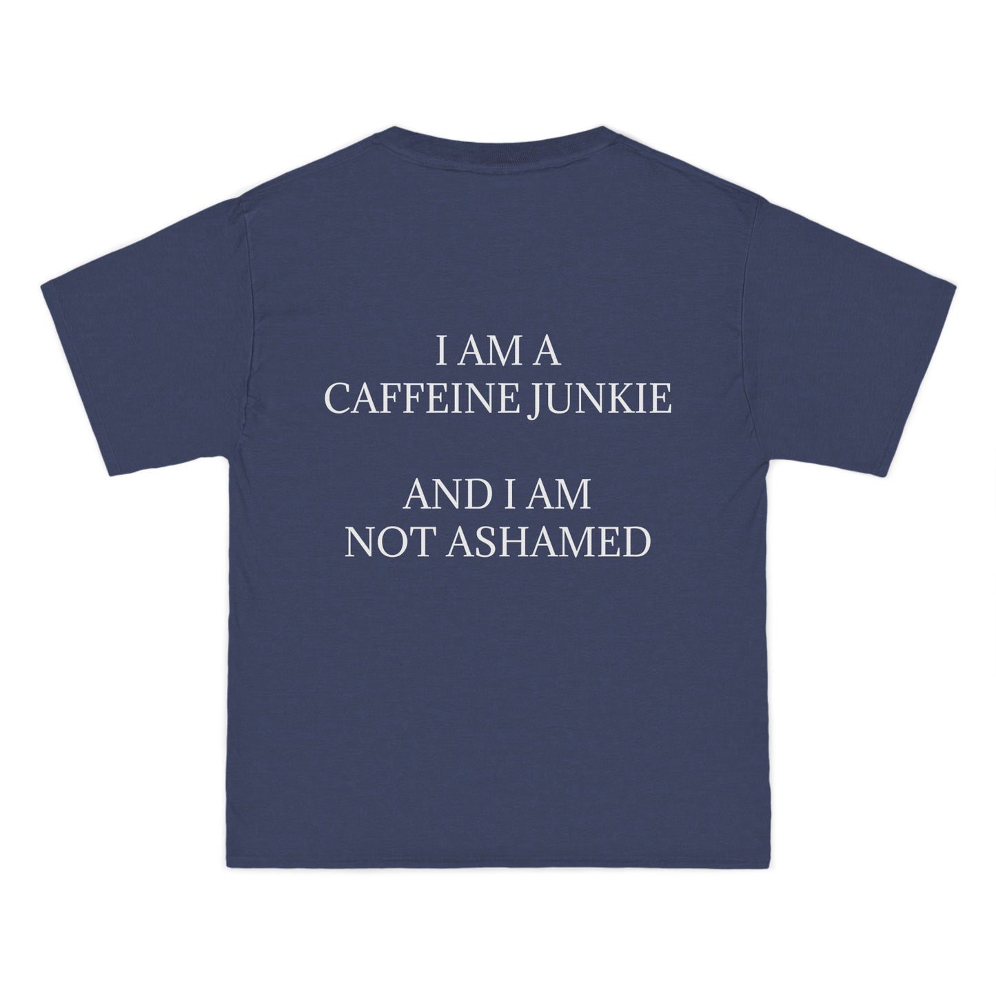 Caffeine Junkie Men's Short-Sleeve Crewneck Tee