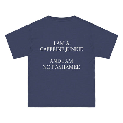 Caffeine Junkie Men's Short-Sleeve Crewneck Tee