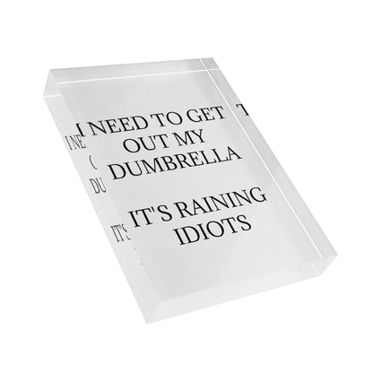 Dumbrella Acrylic Photo Block