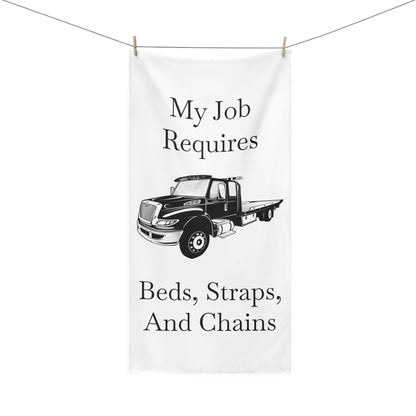 Beds, Straps, And Chains Mink-Cotton  Beach Towel