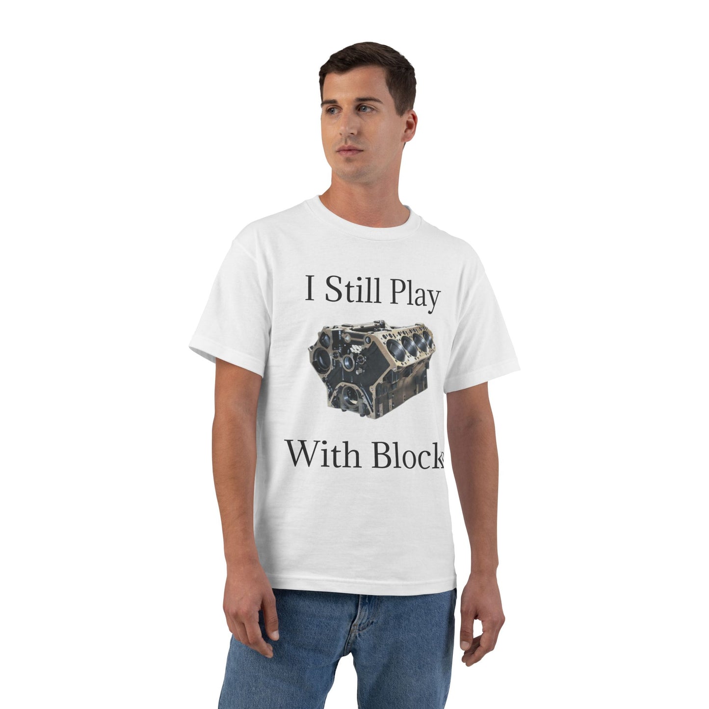 Play With Blocks Men's Short-Sleeve Crewneck Tee